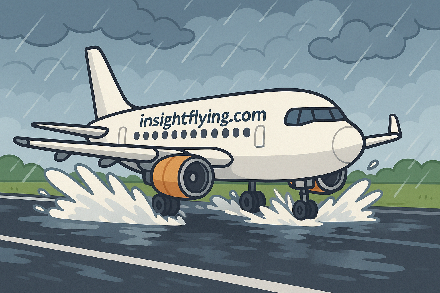 การเกิด Hydroplaning