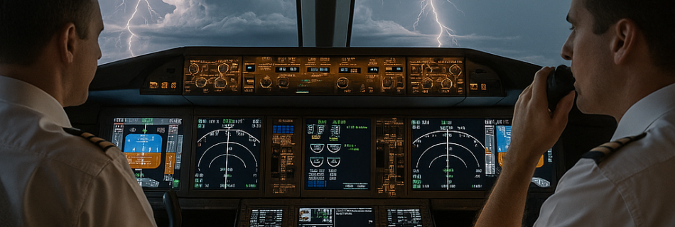 inside cockpit