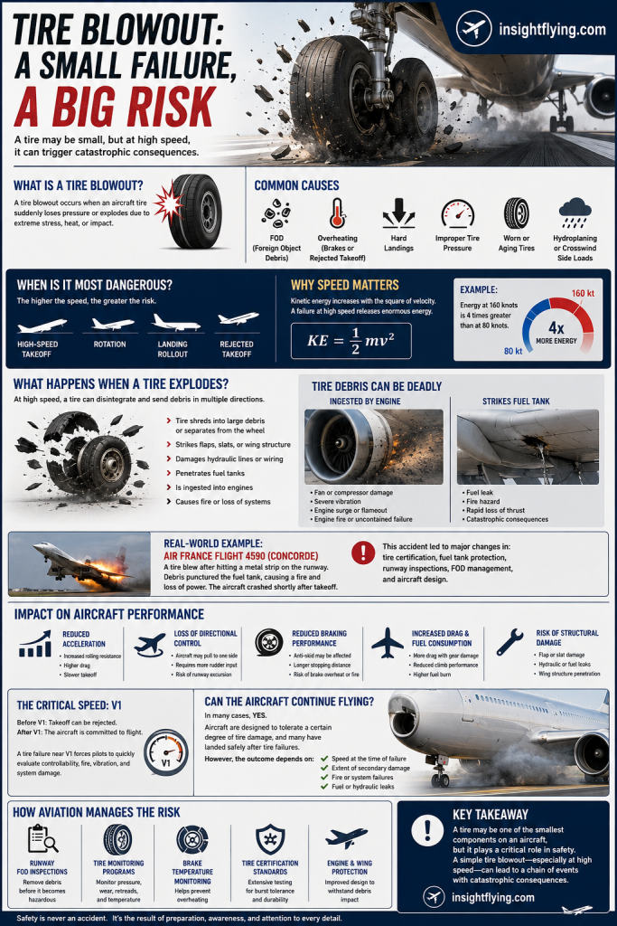 Tire blowout