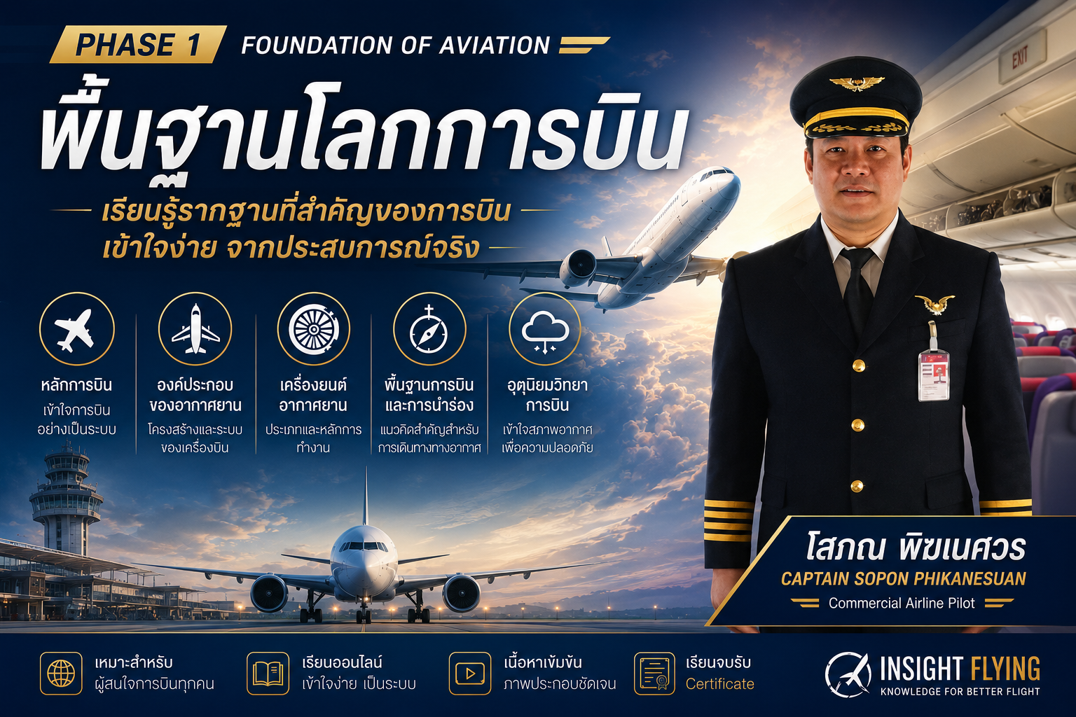 Phase One พื้นฐานโลกการบิน (Foundation of Aviation)
