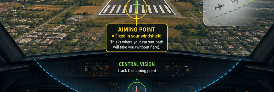 Visual pattern, approach landing flare