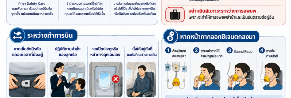 คำแนะนำในการเดินทางโดยเครื่องบิน